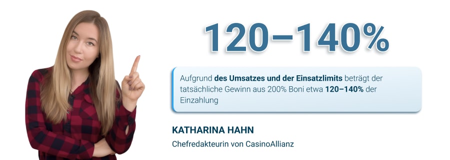 200% Bonusbedingungen