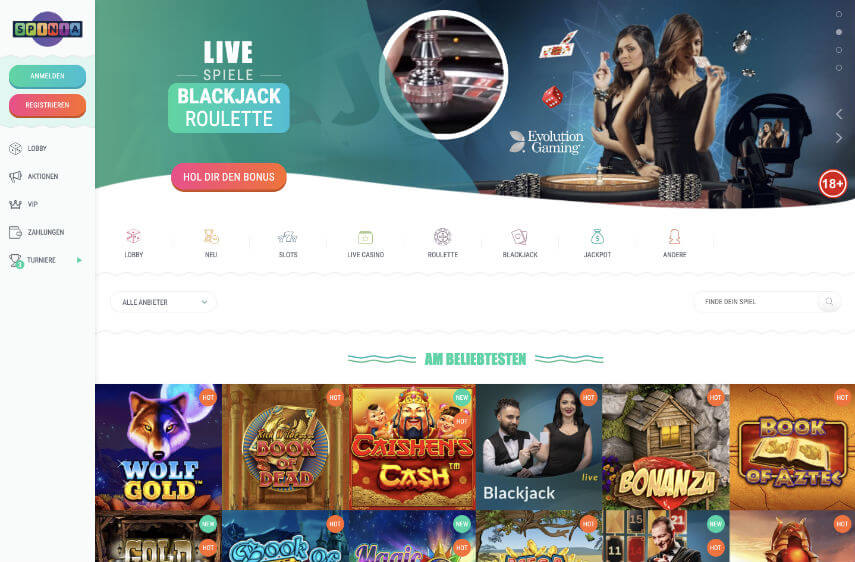 Bilder des Spinia Casino