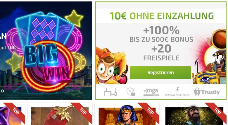 Online Casino 5 Euro Ohne Einzahlung