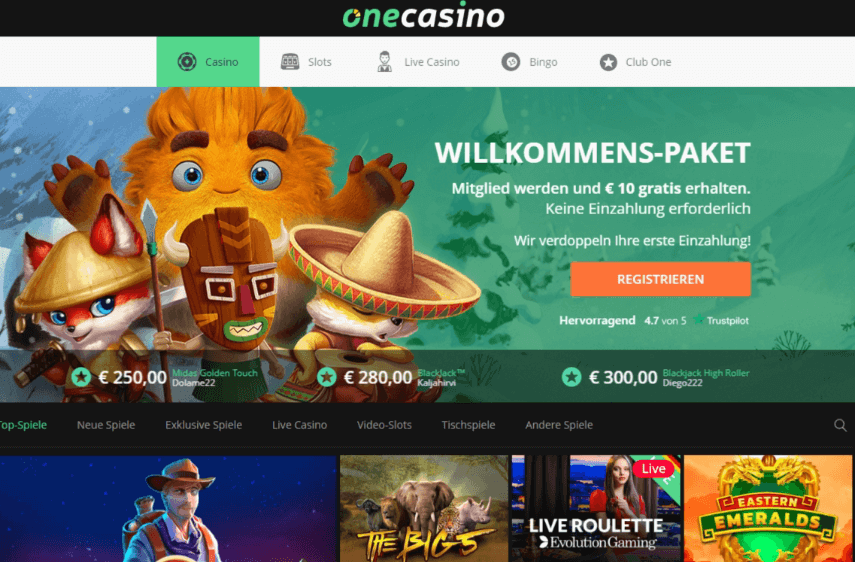 One Casino Bonus One Casino Bonus
