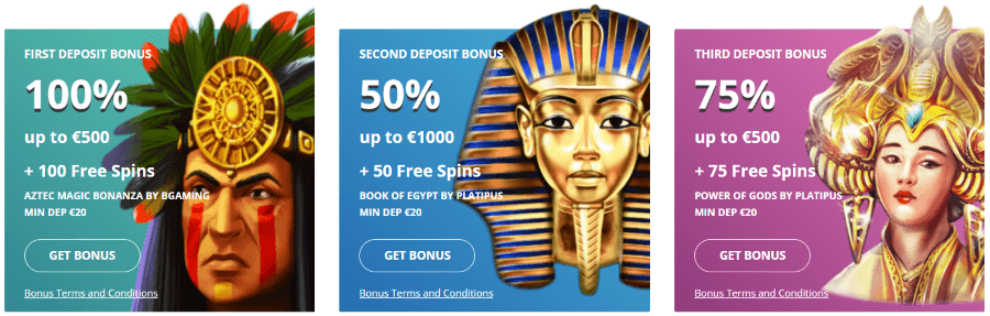 Boho Casino Willkommenspaket