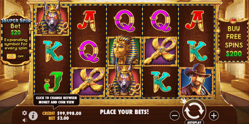 Book of the Fallen Slot Spielefeld