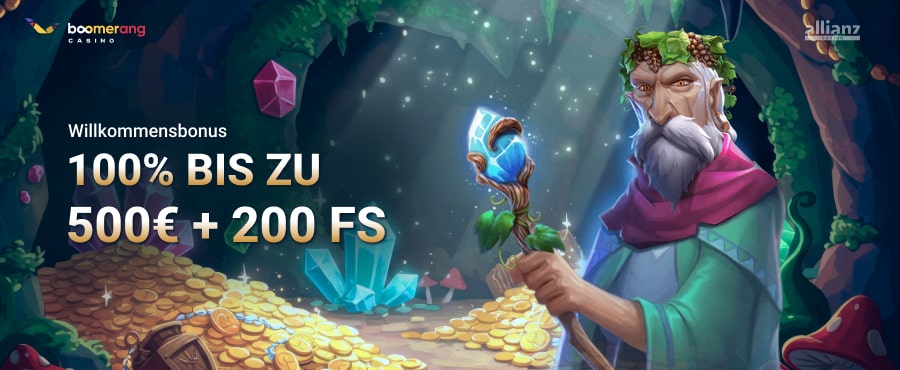Boomerang Casino Willkommensbonus