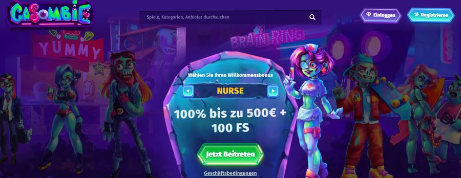 Casombie Casino Willkommensbonus