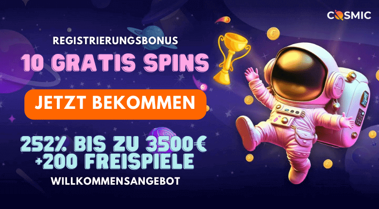CosmicSlot Promo Code