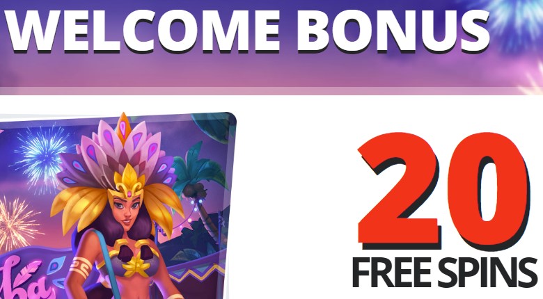 EgoCasino – 20 Free Spins ohne Einzahlung für Brazil Bomba
