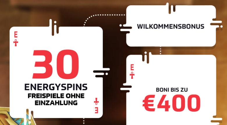 EnergyCasino Bonus – 30 Freespins ohne Einzahlung