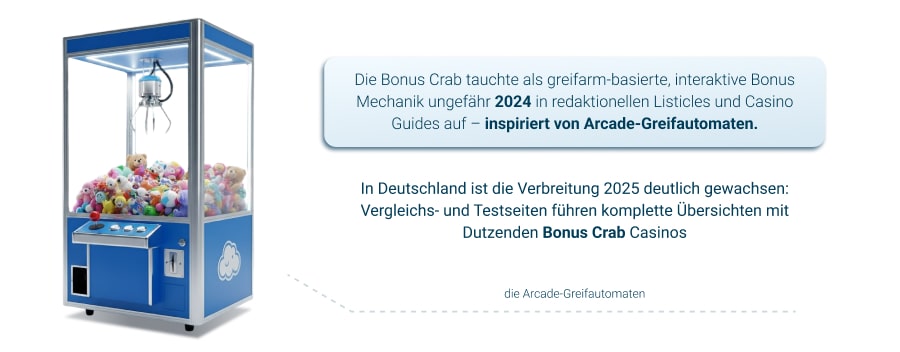Entstehung Bonus Crab