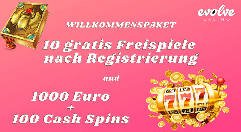 Evolve Casino No Deposit Bonus – 10 Freespins
