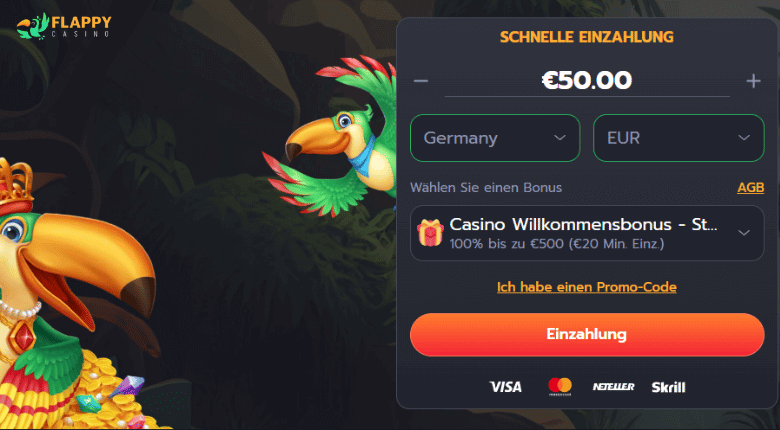 Flappy Casino Promo Code
