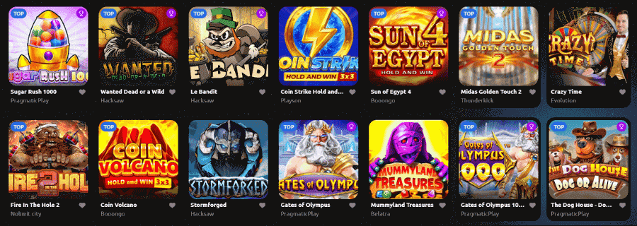 Hexabet Casino Spiele