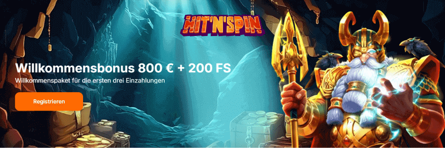 Hit’n’Spin Casino Willkommensbonus