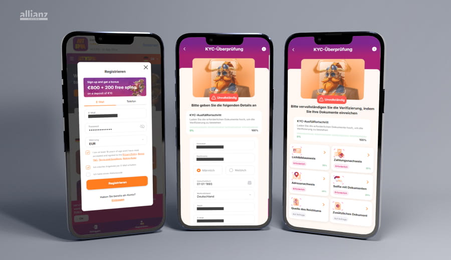 Hit’n’Spin Casino Registrierung