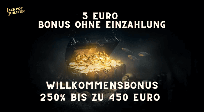 JackpotPiraten Casino – 5 Euro Registrierungsbonus