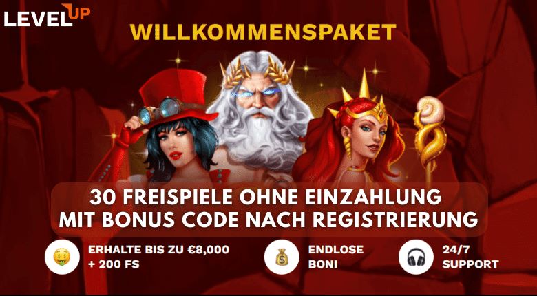 LevelUp Casino Bonus