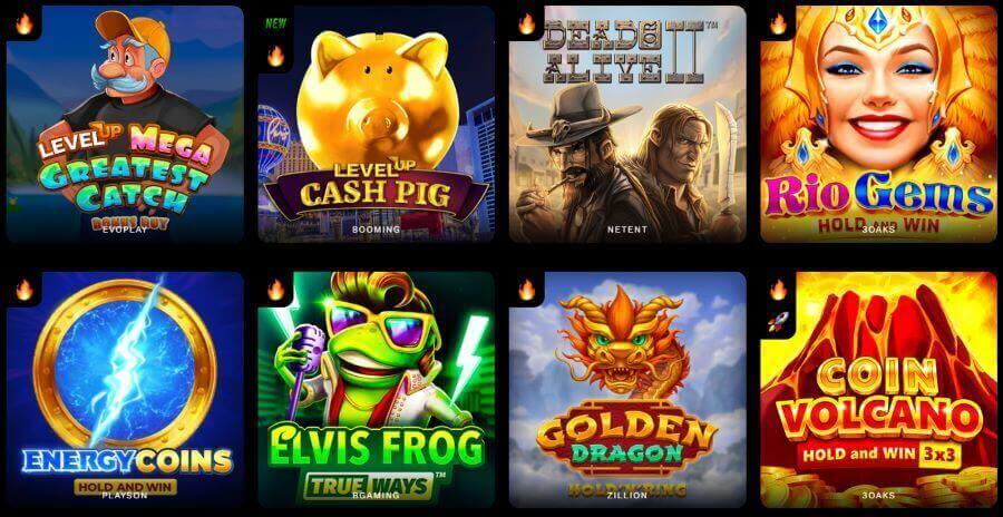 Level UP Casino Slots und Spiele