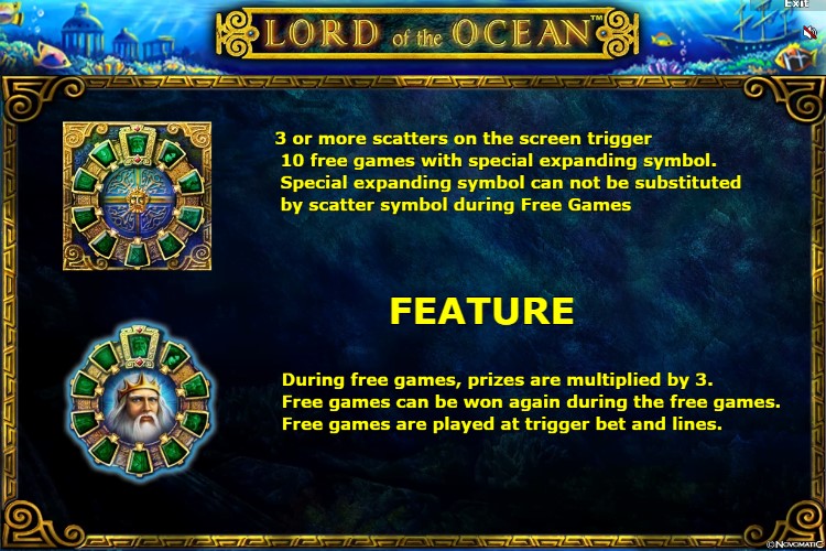 lord of the ocean features