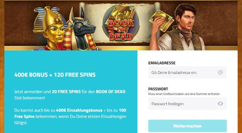 Lucky Dino – 20 Free Spins ohne Einzahlung