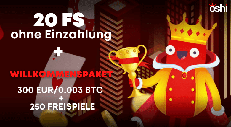 Oshi Casino Bonus Code