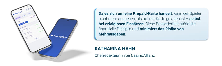 Sicherheit mit Paysafecard