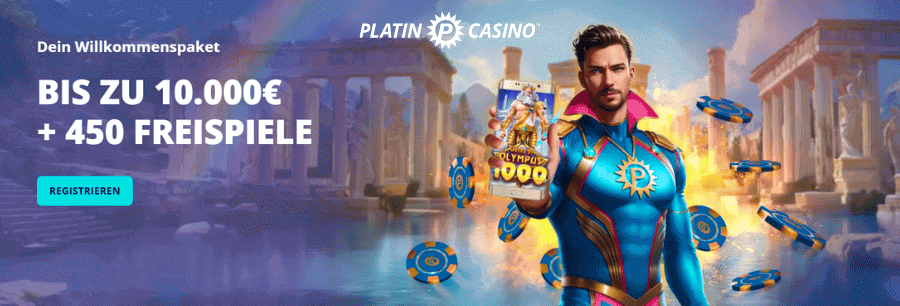 Platincasino Willkommensbonus
