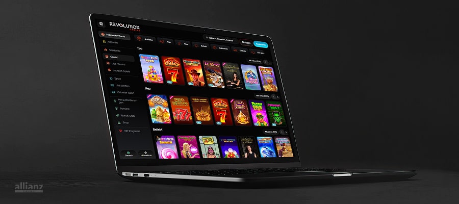 Revolution Casino Spielangebot