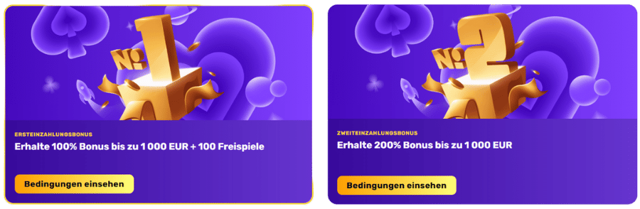 RocketPlay Casino Willkommensbonus