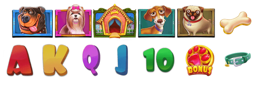 The Dog House Slot Symbole