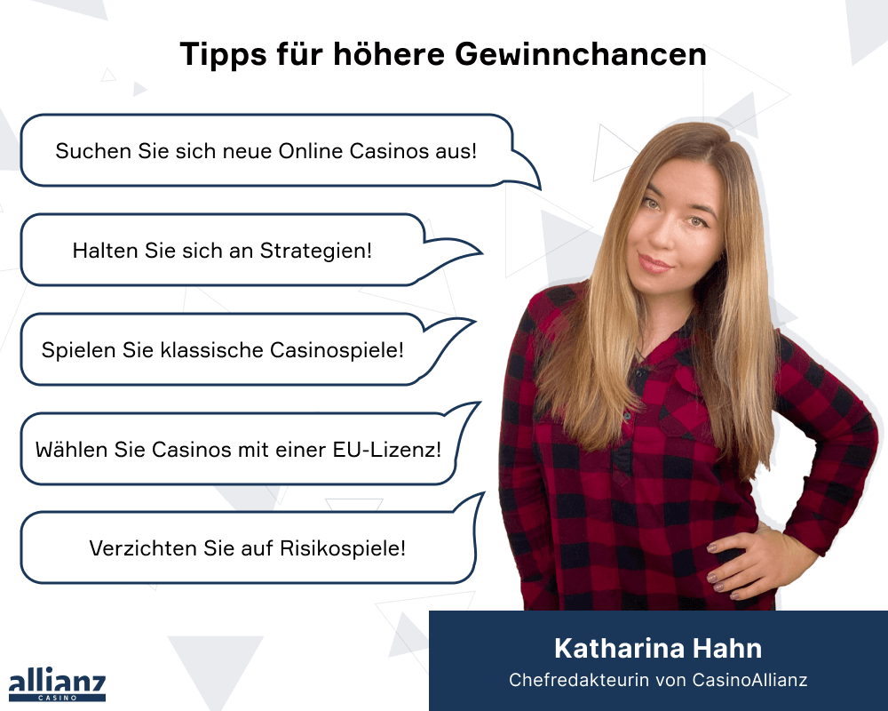 Tipps für höhere Gewinnchancen