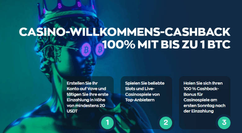 Vave Casino Bonus ohne Einzahlung