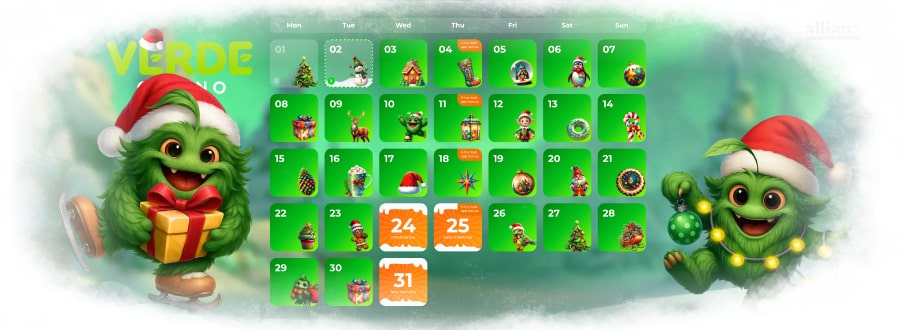 Verde Casino Weihnachtsangebot