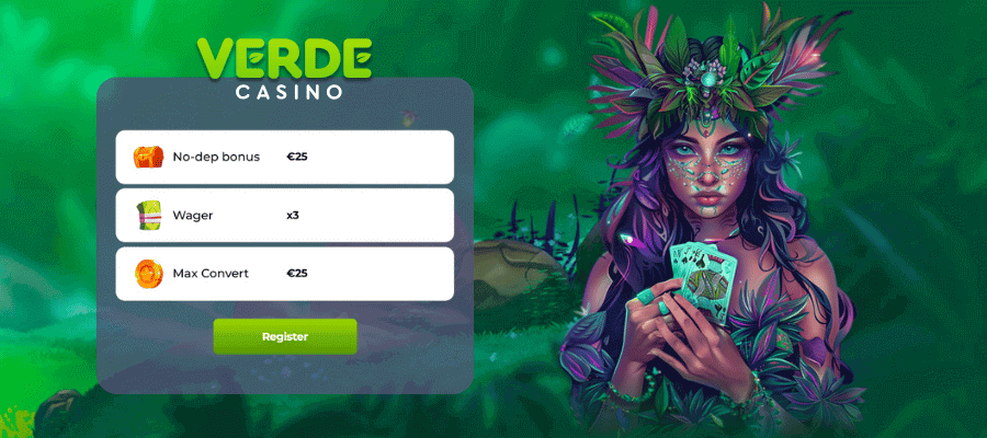 Verde Casino Bonus ohne Einzahlung