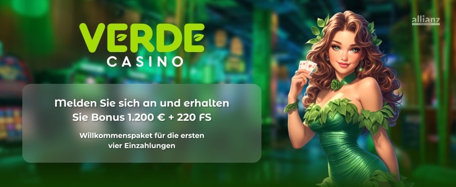 Verde Casino Willkommensbonus