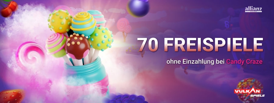 VulkanSpiele 70 Freispiele ohne Einzahlung