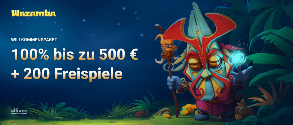 Wazamba Casino Willkommensbonus