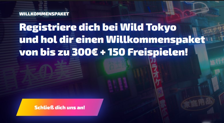 Wild Tokyo Casino Promo Code