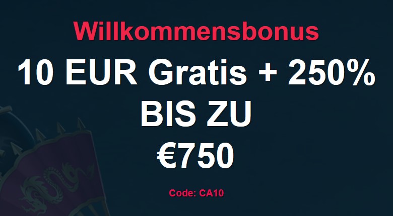 WildPharao Casino – 10€ Casino Bonus ohne Einzahlung sofort