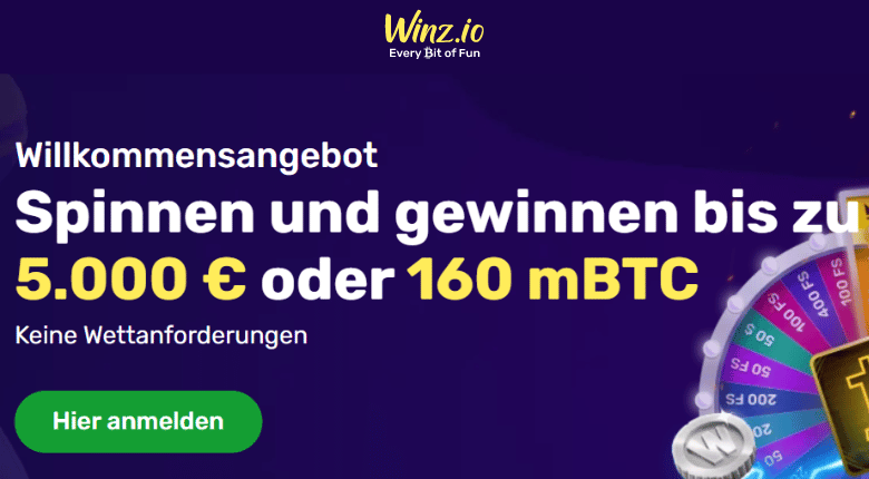 Winz.io Casino Bonus Code